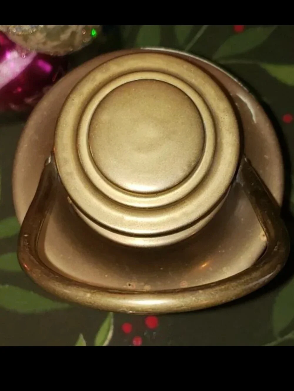 Vintage Brass Oil Lamp Binnacle 